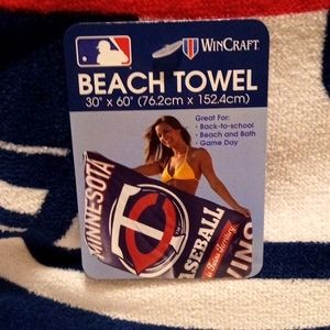 MN Twins Beach Towel